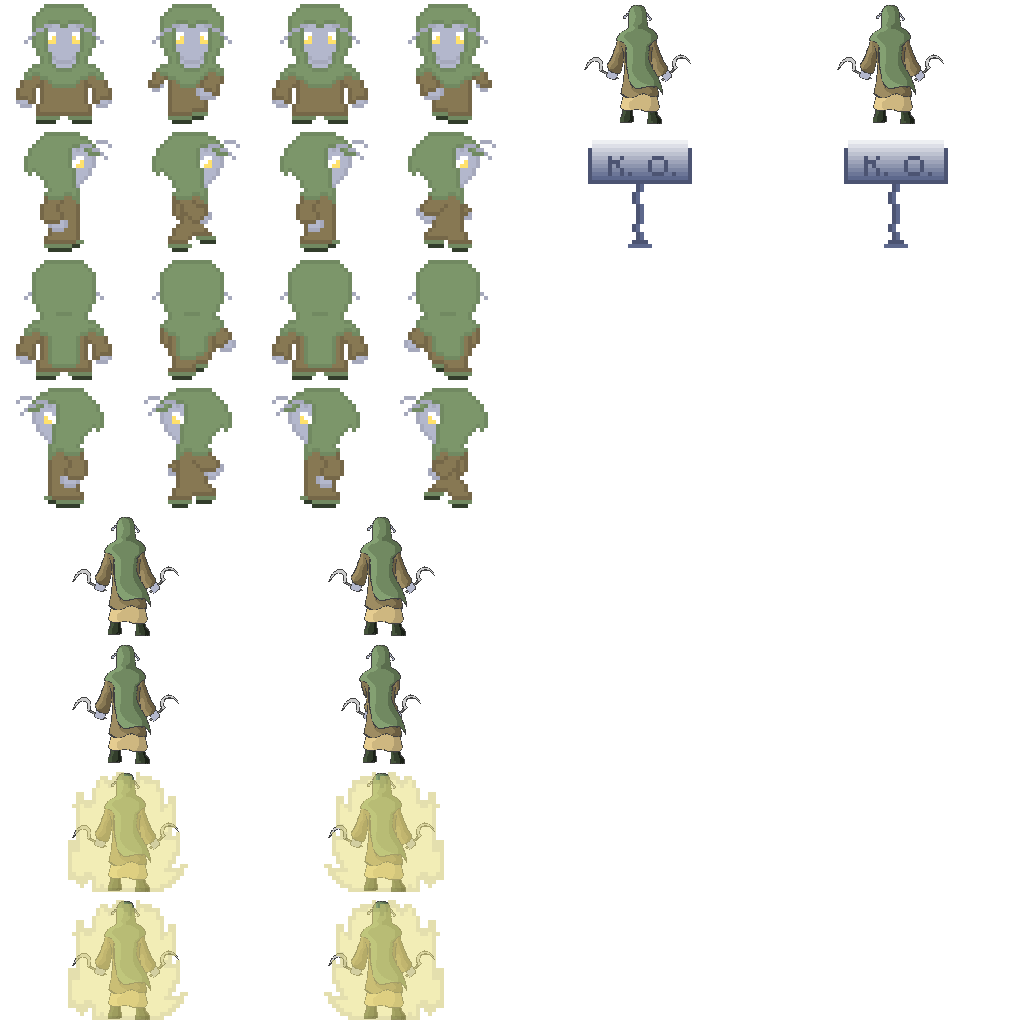 Fantasy Character Sprites And Battlers Liberated Pixel Cup 7677