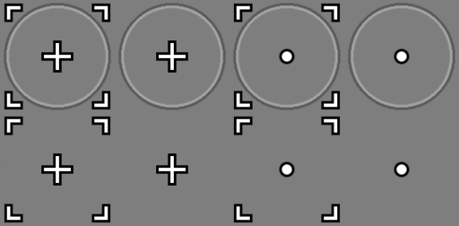 High Resolution Crosshairs Liberated Pixel Cup