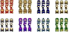 16x16 8-bit RPG character set | Liberated Pixel Cup